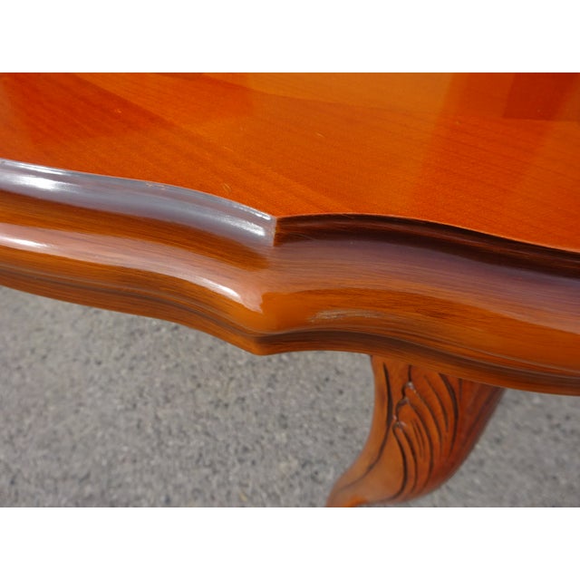 Regency Oval Extendable Dining Table, 1980s For Sale - Image 17 of 18