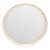 1980’s Art Deco Hollywood Regency Large Round Lacquered Mirror For Sale