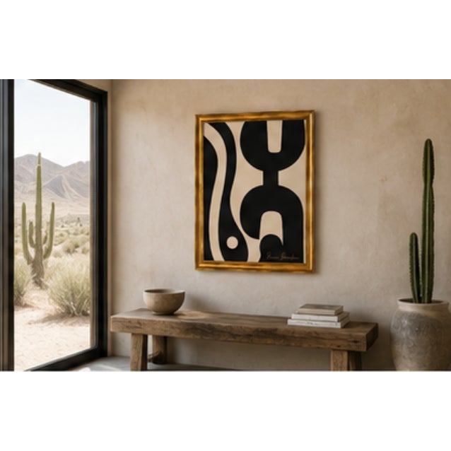 Black Midnight Forms Modern Painting, Farmed by Bryan Boomershine For Sale - Image 8 of 8