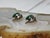 Late 20th Century Vintage Sterling Silver Malachite Clip-on Stud Earrings, A Pair For Sale - Image 5 of 18