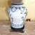 Late 20th Century Late 20th Century Chinese Chinoiserie Porcelain Table Lamp With Relief Floral Motif & Black Shade, 30"h For Sale - Image 5 of 18