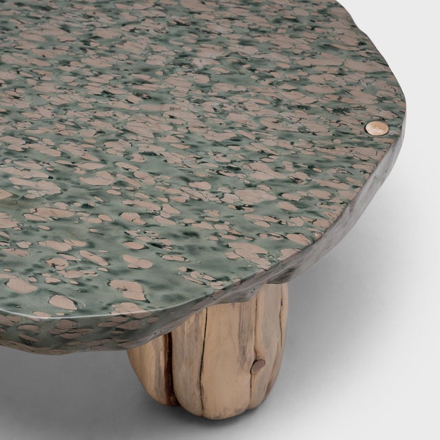 Loggia Meditation Stone Table For Sale - Image 4 of 6