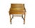 Vintage c .1970's Solid Oak Bradford Style Mini Roll-Top Desk Features traditional turned spindle legs and solid wood...