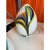 Multicolored Reeds White Egg Lamp in Glass by Simoeng For Sale - Image 6 of 8