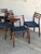 These elegant ladder back dining chairs feature a sculptural profile and organic lines. The gently curved backrests...