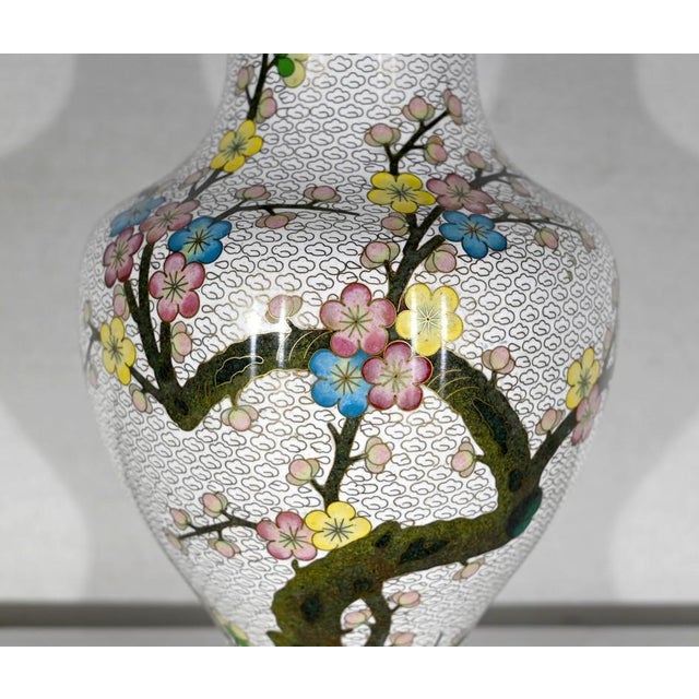 20th Century Vase in Cloisonne Enamel For Sale - Image 6 of 18