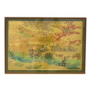 Sōgara Yūzen Japanese Artwork, Framed For Sale
