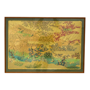 Sōgara Yūzen Japanese Artwork, Framed