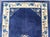 Antique Chinese Peking Carpet in Dark Blue Background 4' X 6'8 For Sale - Image 12 of 14