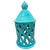 Moroccan Moroccan Pottery Turquoise Lantern, Terracotta For Sale - Image 3 of 6