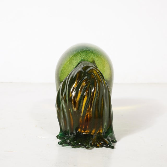 Glass Mid-Century Hand-Blown Murano Glass Nude Sculpture Signed Giancarlo Signoretto For Sale - Image 7 of 12