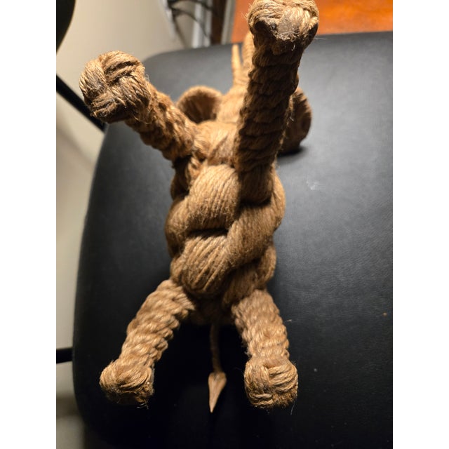 1960s Mid-Century Jute Rope Art For Sale - Image 5 of 12