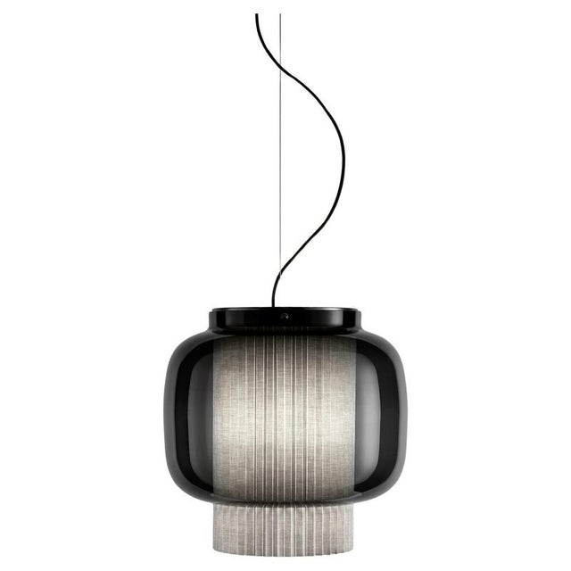 Beige Manila T Pe Beige Textile Suspension Lamp by Sebastian Herkner for Parachilna For Sale - Image 8 of 14