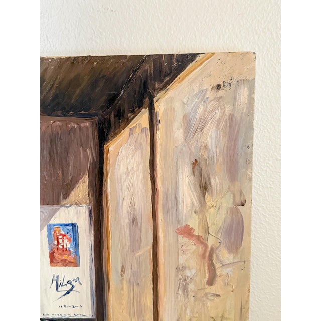 Original Impressionist Painting, Parisian Bistro For Sale - Image 4 of 7