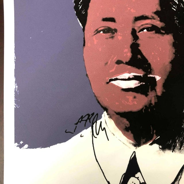 1990s 1990s After Andy Warhol "Mao Zedong" Lithograph For Sale - Image 5 of 11