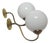 Art Deco Wall Lamp, Poland, 1950s, Set of 2 For Sale