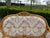 1970 French Louis XVI Gold Beech Damask Settee 1pc For Sale - Image 6 of 12
