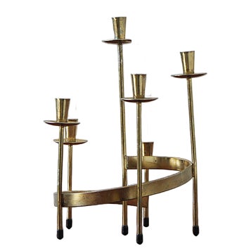 Candleholder by Gunnar Ander for Ystad-Metall, 1950s For Sale