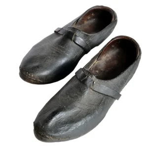 Antique Wooden Shoes - Pair