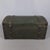 Antique Carriage Trunk in Green Wood and Iron, Late 19th Century For Sale - Image 4 of 16