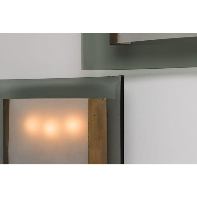 Model 2213 Sconces attributed to Max Ingrand for Fontana Arte, Italy, 1960s, Set of 2 For Sale - Image 3 of 18