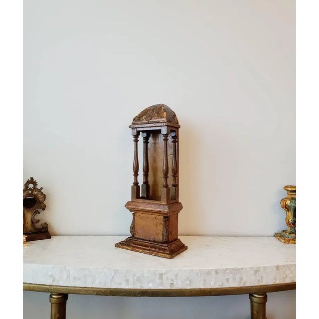 Antique European Religious Altar Tabernacle For Sale - Image 4 of 11
