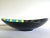 Vintage Mid Century Modern West German Schramberg Venezia Hand Painted Ceramic Art Pottery Elipse Bowl For Sale - Image 9 of 13