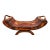 Vintage Handcrafted Bent Bamboo Display Tray on Stand – Organic Modern / Tropical For Sale