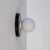Globe Sconce Black, 3 Inches Glass Globe, by Research.Lighting, Modern, Minimal For Sale In New York - Image 6 of 7