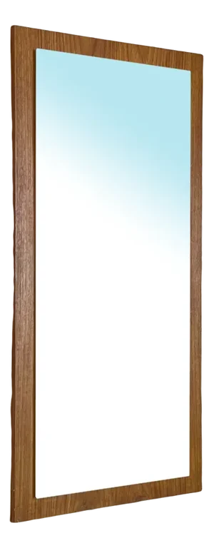 Mid-Century Modern Teak Wall Mirror, Denmark, 1960s