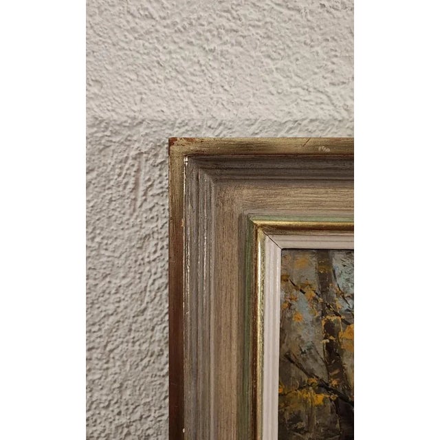 Ezelino Briante, Nel bosco, Oil on Cardboard, Framed For Sale - Image 8 of 12