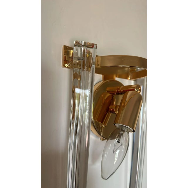 1970s Vintage Original Venini Sconce, With Signature - a Pair For Sale - Image 5 of 8