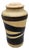 Mid 20th Century Studio Pottery Striped Lidded Vase For Sale