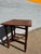 English Antique English Carved Oak Folding Side Table – Bobbin Turned Legs For Sale - Image 3 of 7