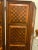 1980s Dark Wood Chessboard 3 Panel Room Divider For Sale In Austin - Image 6 of 12