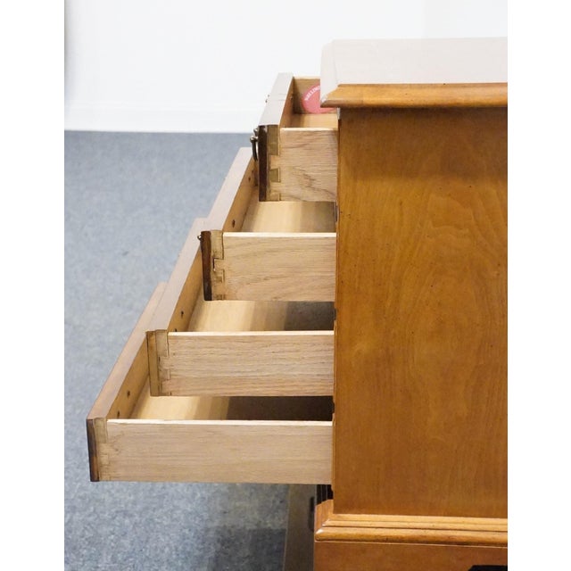 Wood Wellington Hall Banded Mahogany Traditional Style 24" Chairside Chest / Nightstand For Sale - Image 7 of 12