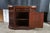 Mid Century Demilune Chippendale Style Mahogany Console Table Hall Cabinet 47" For Sale - Image 6 of 15