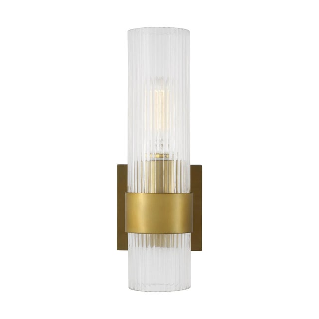 2020s Chapman & Myers by Visual Comfort Studio Geneva Sconce, Brass For Sale - Image 5 of 5