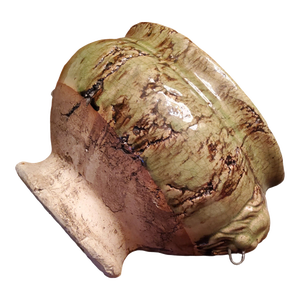 1920s Glazed Ceramic Wall Planter