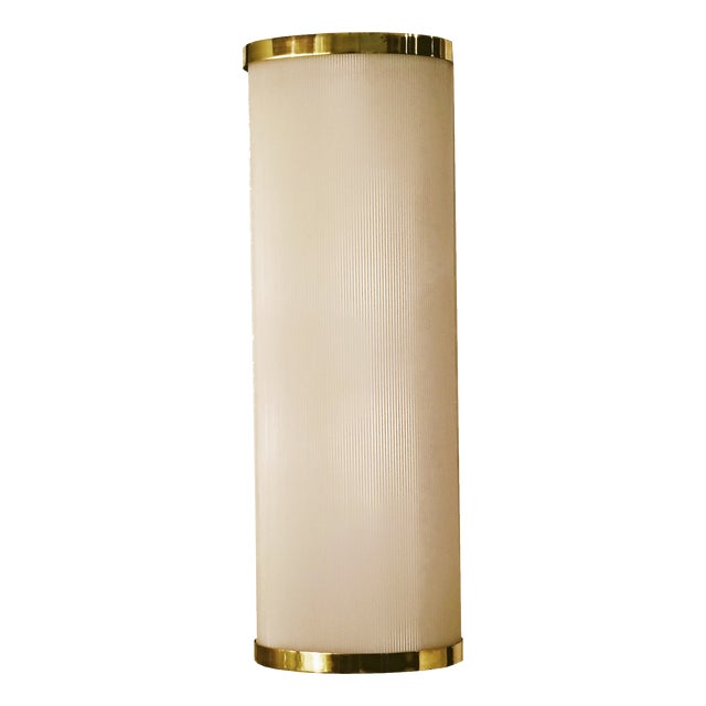Large Italian Wall Lamp in Acrylic and Brass from Stilnovo, 1960s For Sale
