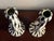 1990s Vintage Evandale Pair 9” Porcelain Handpainted Black/White Noble Signed Candleholders-Pair For Sale - Image 5 of 6