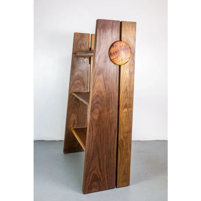 Wood Studio Floor Standing Shelf or Bookcase by Michael Rozell, US, 2020 For Sale - Image 7 of 8