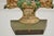 Early 20th Century Antique Victorian Cast Iron Painted Floral Bouquet Pink Bow Basket Door Stop For Sale - Image 5 of 11
