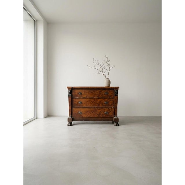 Early 19th Century French Empire Commode / Chest of Drawers For Sale - Image 4 of 5