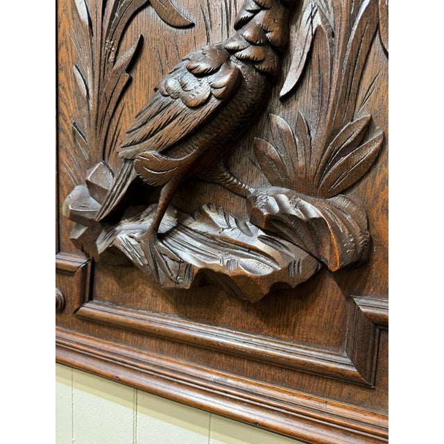 19th Century Black Forest Wall Panel Bird For Sale - Image 14 of 14