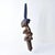 Early 20th Century Early 20th Century Yoruba Shango Figure Wand Kneeling Nigeria For Sale - Image 5 of 12