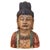 Polychrome Wooden Buddha Sculpture, 1890 For Sale - Image 10 of 10