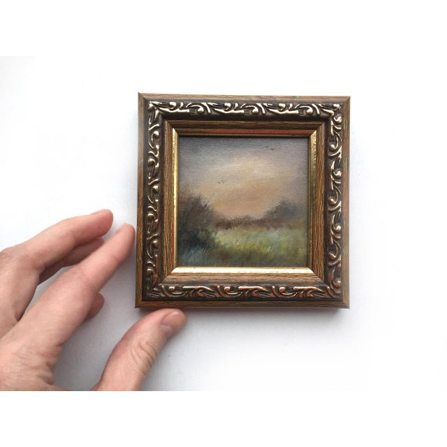 Realism Framed Original Painting Landscape by Valeriya Serova For Sale - Image 3 of 5