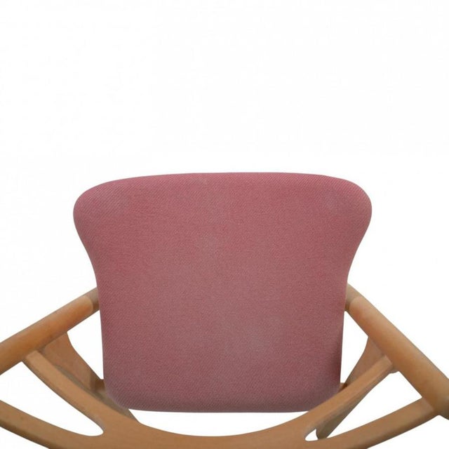 Vintage Sawback Chairs in Beech by Hans Wegner, 1995, Set of 6 For Sale - Image 4 of 18