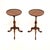 Wood Antique Georgian Wine Tables, 1930, Set of 2 For Sale - Image 7 of 7
